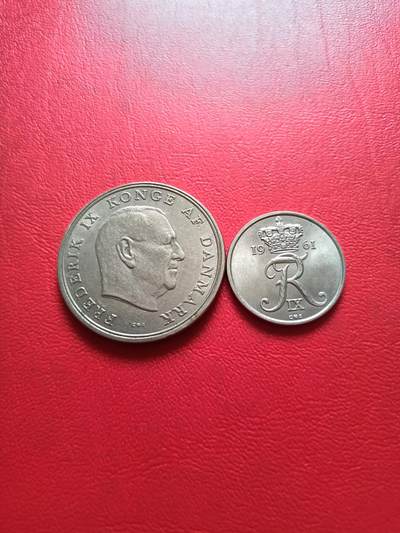 【云涧收藏】第五十一场 丹麦1961年2枚