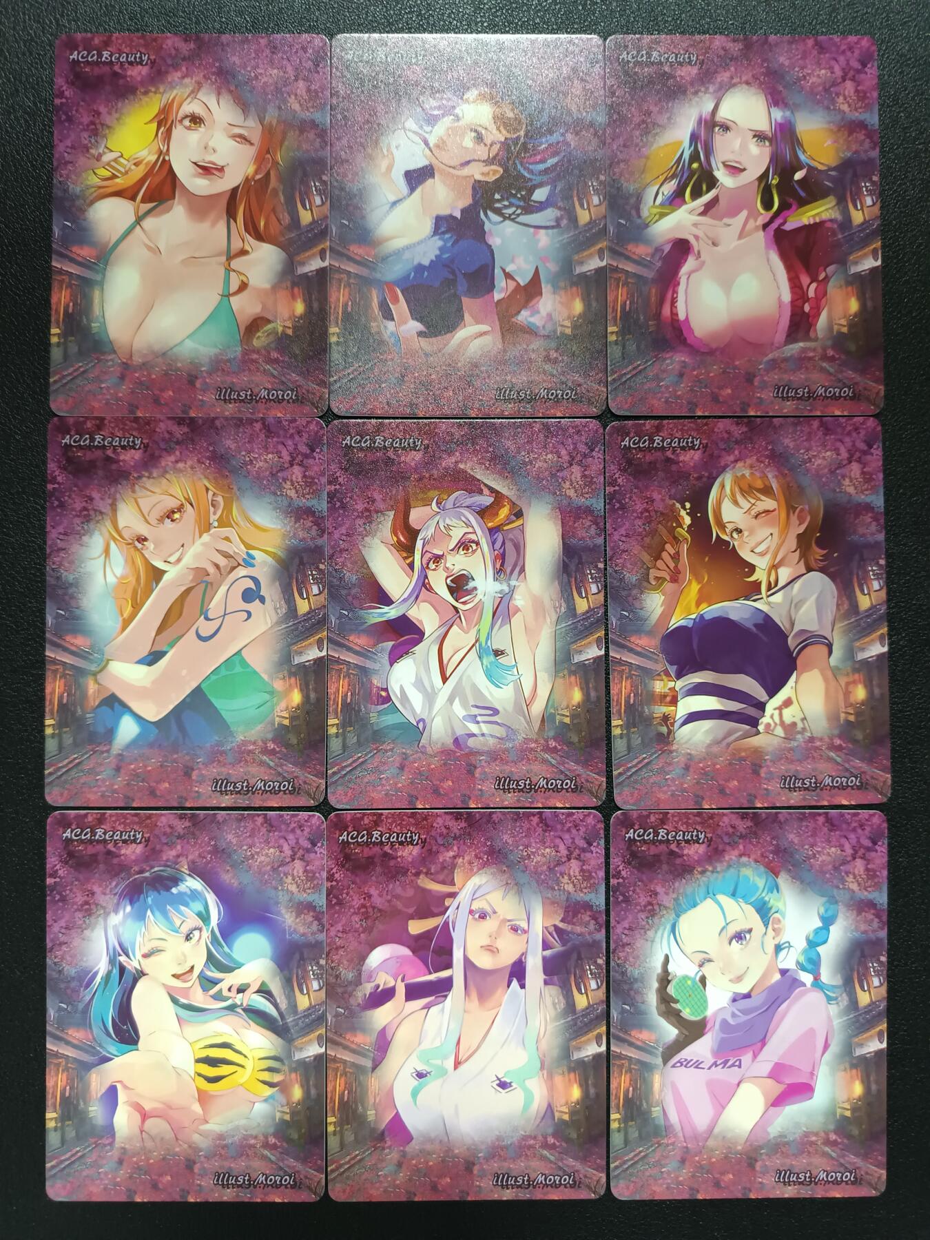 天玑星卡拍第111期《8.7周四截拍》持续收拍收评中 满赠卡需备注 燎原卡牌 海贼王 彩闪 九张 自制卡