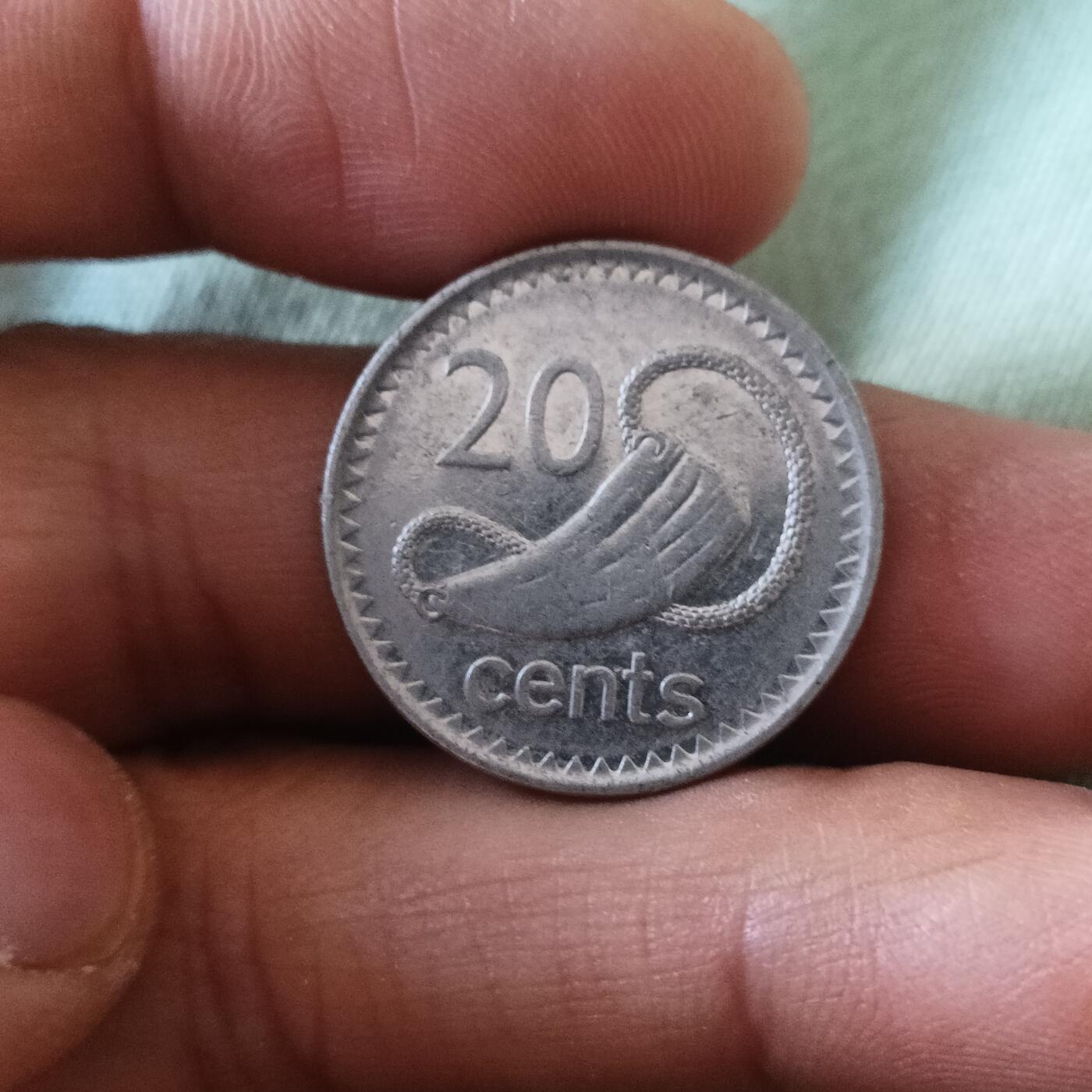 泡泡币外币第六十五场可代拍15038385335微信 斐济二十分高冠小版