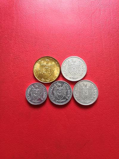 【云涧收藏】第五十一场 摩尔多瓦5枚套，UNC