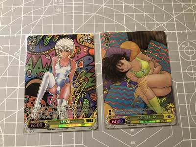 新号 奇点第六场 品控勿拍 不包出厂品瑕  - 奇点卡牌WS/WeibSchwarz/桂正和/苇月伊织+天野爱/对卡/2张彩闪