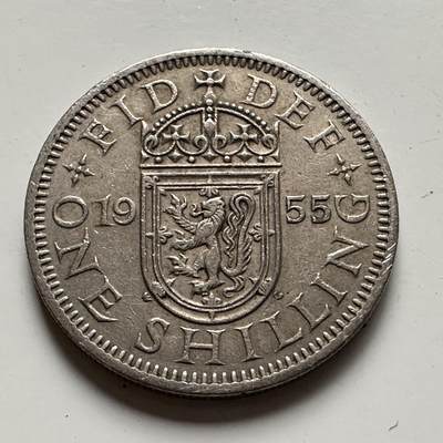 🌹外币初藏🌹🐯2025年第85场  每周二四六晚8️⃣点 接代拍 - 英国1955年一先令