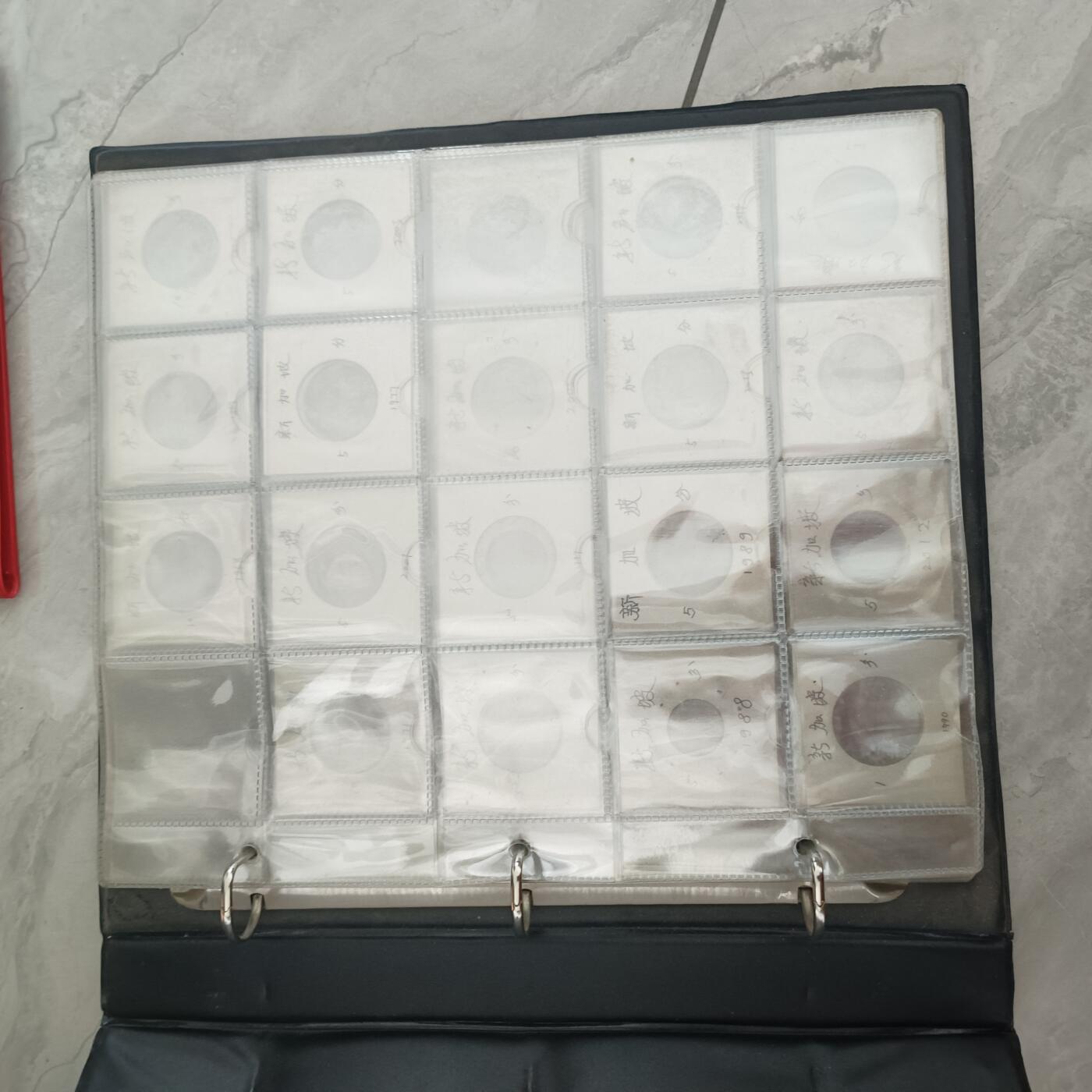 泡泡币外币第六十五场可代拍15038385335微信 活页册，内页12张，光内页20多