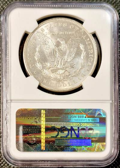甄臻铺-世界币章拍卖（第28期），送拍享返佣金等优惠多多 NGC-MS64 1900年O版摩根，地板PL质感，不多见的年份