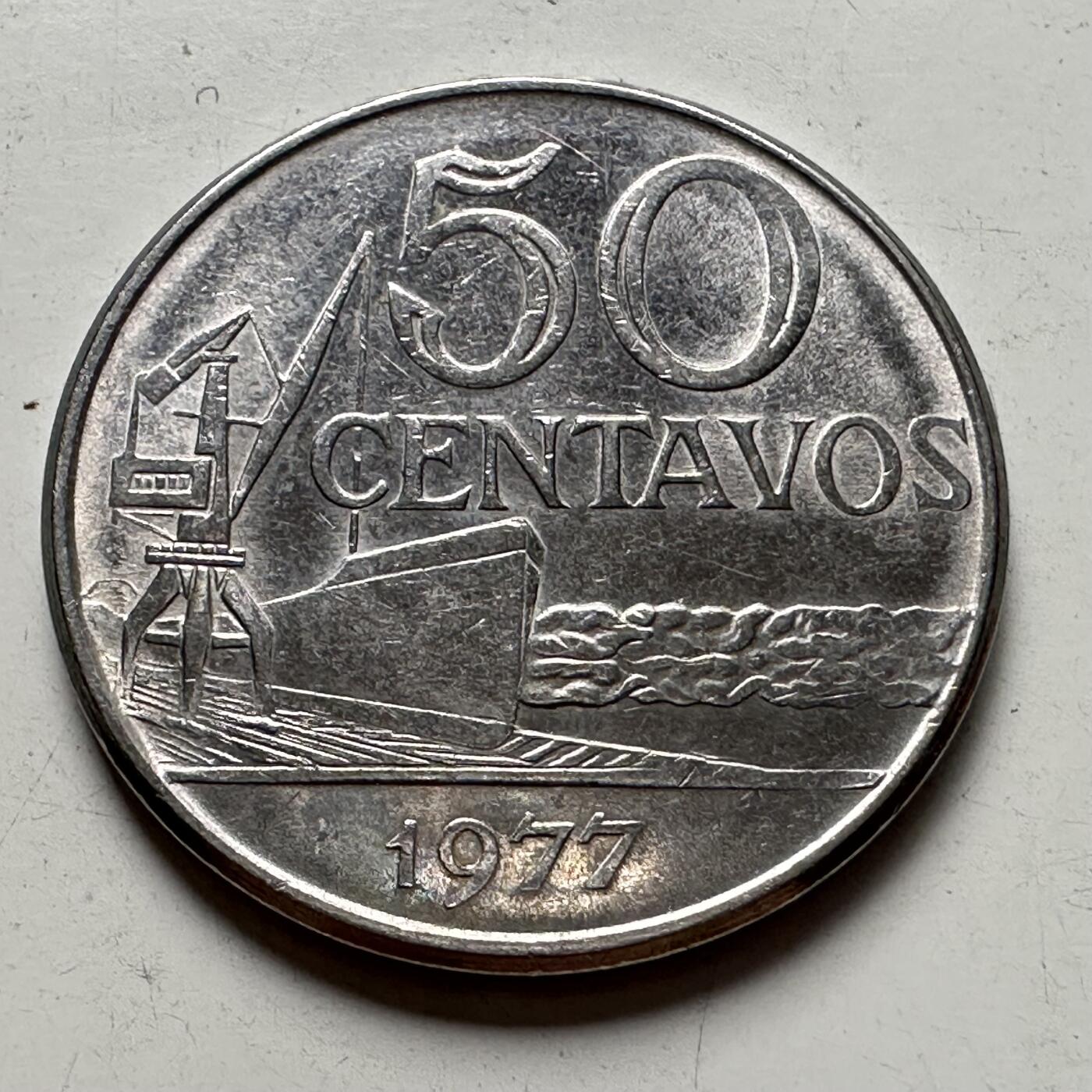 🌹外币初藏🌹🐯2025年第85场  每周二四六晚8️⃣点 接代拍 巴西1977年50分