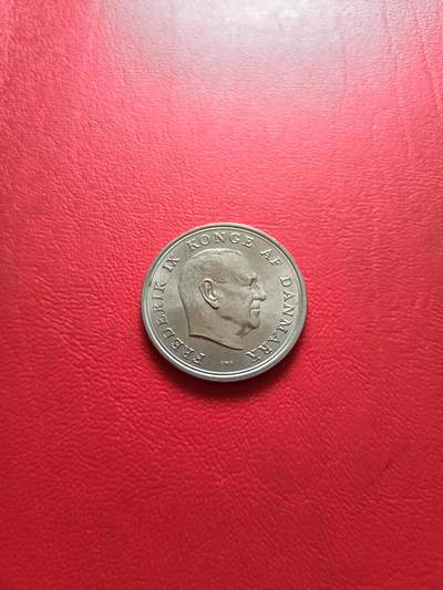 【云涧收藏】第五十一场 丹麦1964年1克朗，BU