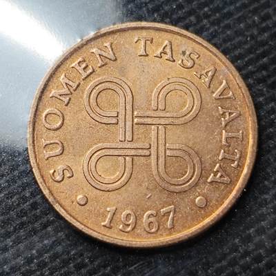 KK钱币收藏小铺 第317期 2月预留时间 周末发货 -  1967芬兰1芬兰 拆卷品