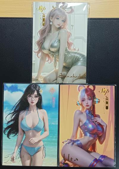 天玑星卡拍第111期《8.7周四截拍》持续收拍收评中 满赠卡需备注 - 动漫美女 大卡 三张 自制卡