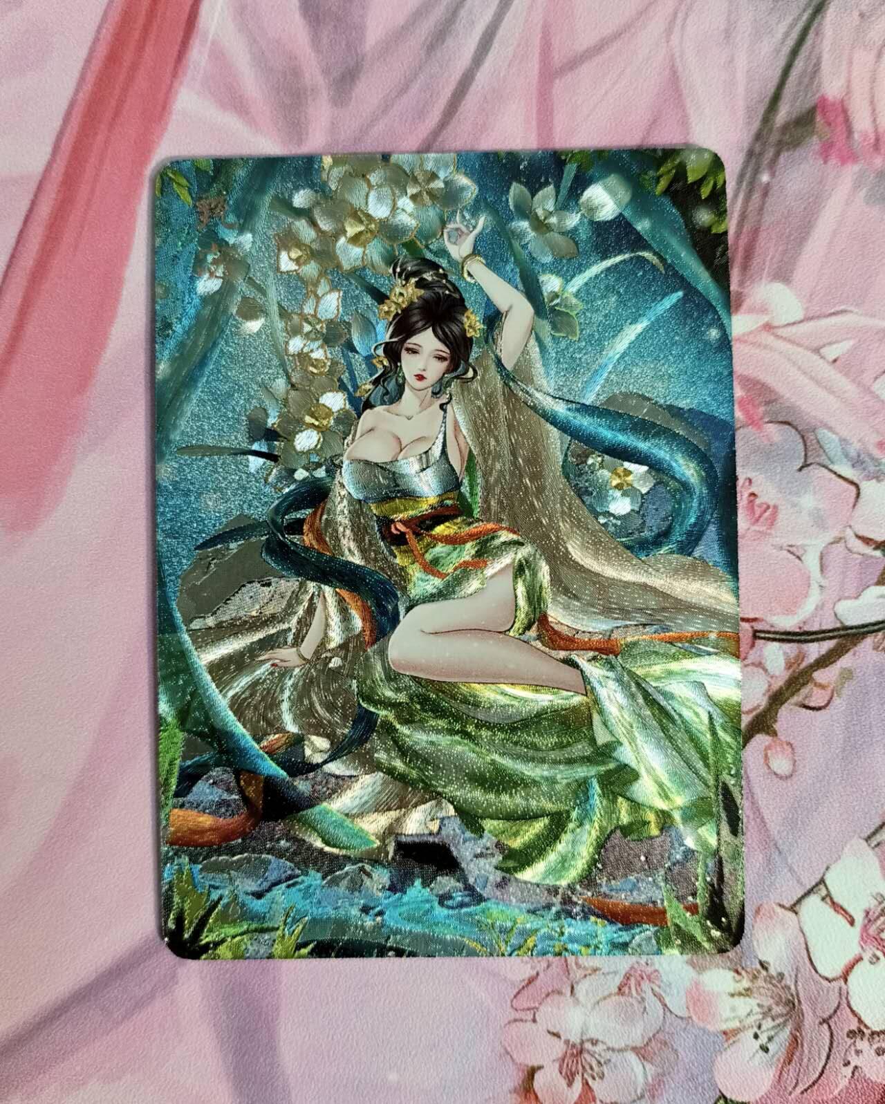 龙虎卡牌第四十九场 （无佣金，满120包邮，欢迎送拍，摩点开车） 幻粗 燎原十二花神 甄宓