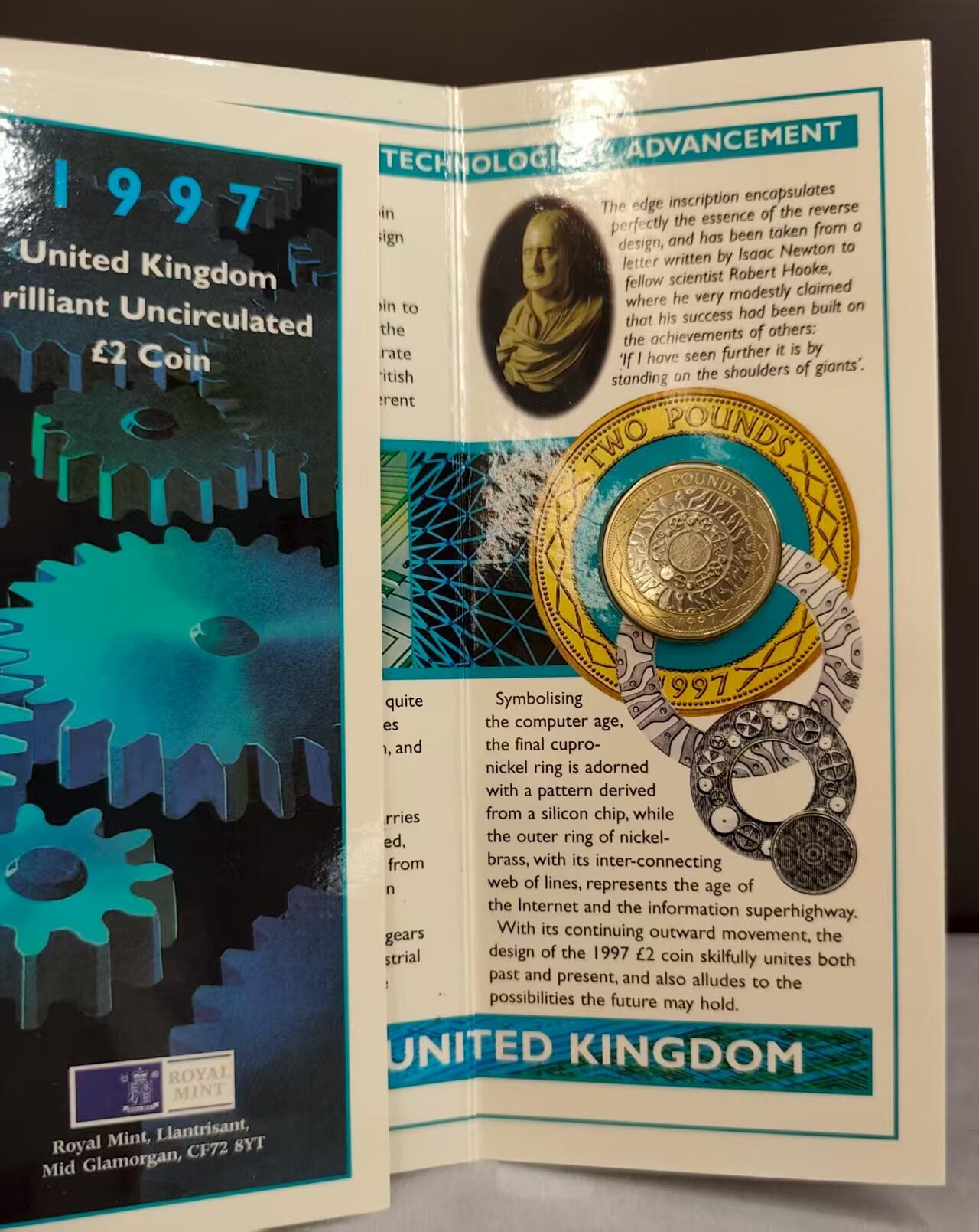 G&W世界散币，银币处理专场（第27场） 英国1997年2磅