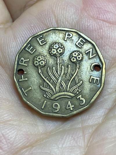 2025年第七十七场(总第一百零三场）外国好品散币(免佣金) - 英国🇬🇧1943年3便士