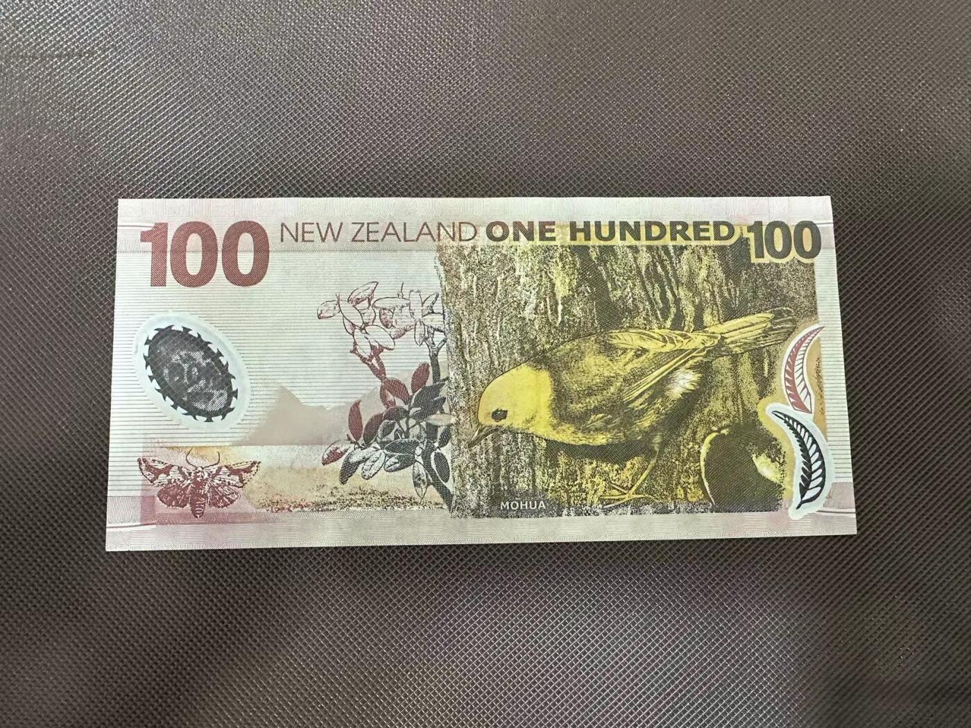 喜羊羊钱币收藏2025第8期(普品场) 新西兰100老版本塑料钞 100 unc