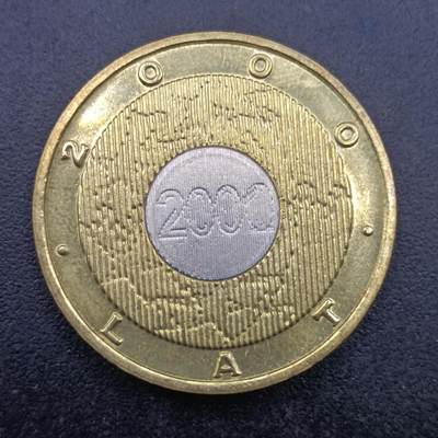 【淘币小摊】实时拍第七百零五拍  散币银币场  满百包邮可预留二周 每周一统一发货   - 波兰2000年千禧年2玆罗提纪念币