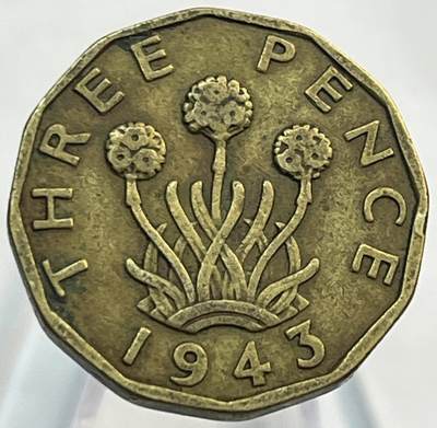 神仙姐姐-中外币专场21 - 1943年英国3便士