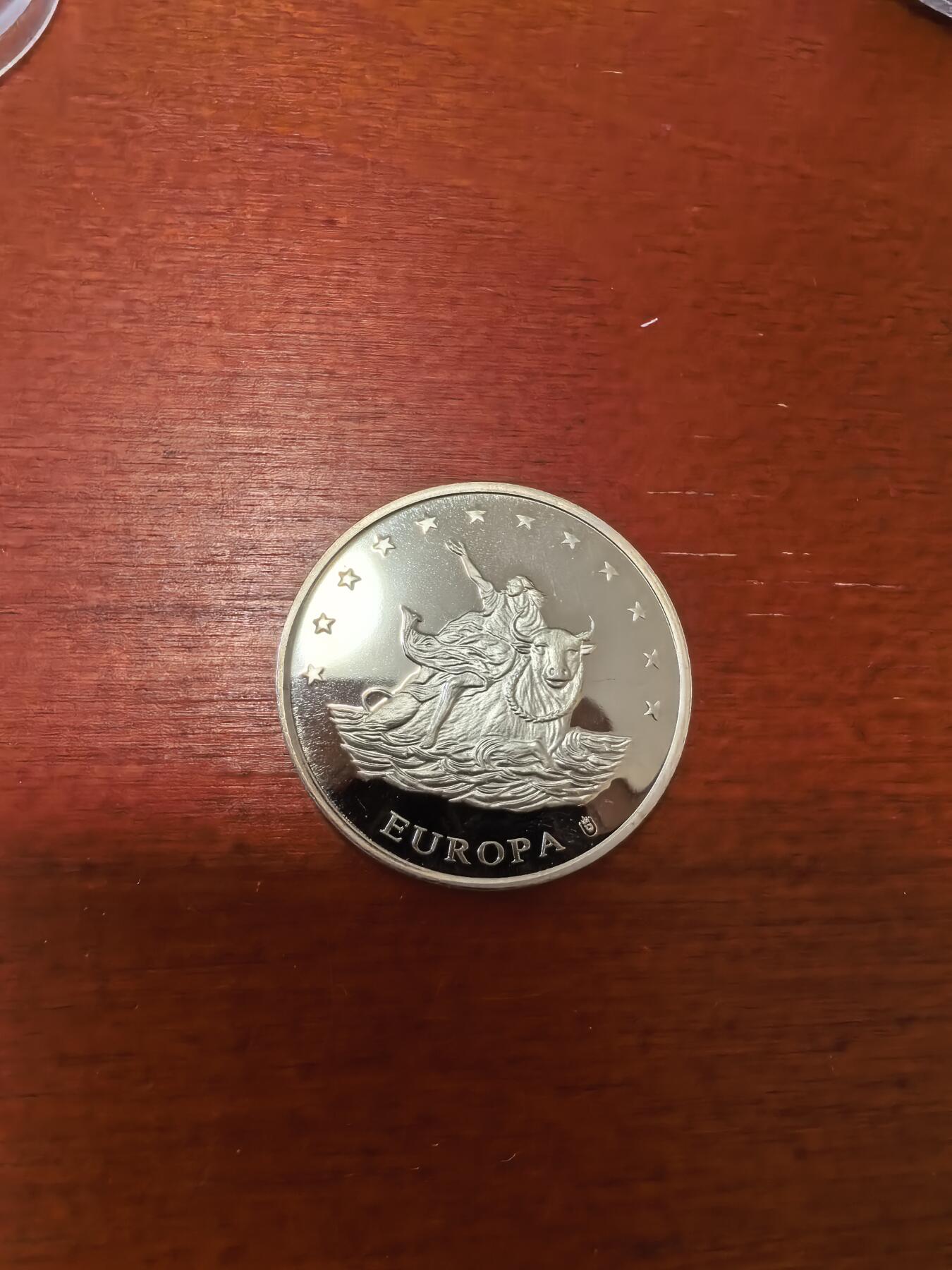 长老汇蛇年精选第三十四场拍卖 1998荷兰欧罗巴10欧元精制铜镍币，臆造币