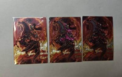 龙虎卡牌第四十九场 （无佣金，满120包邮，欢迎送拍，摩点开车） - 粗闪3张 卡德曼 忠义水浒 谷粒-三色三娘
