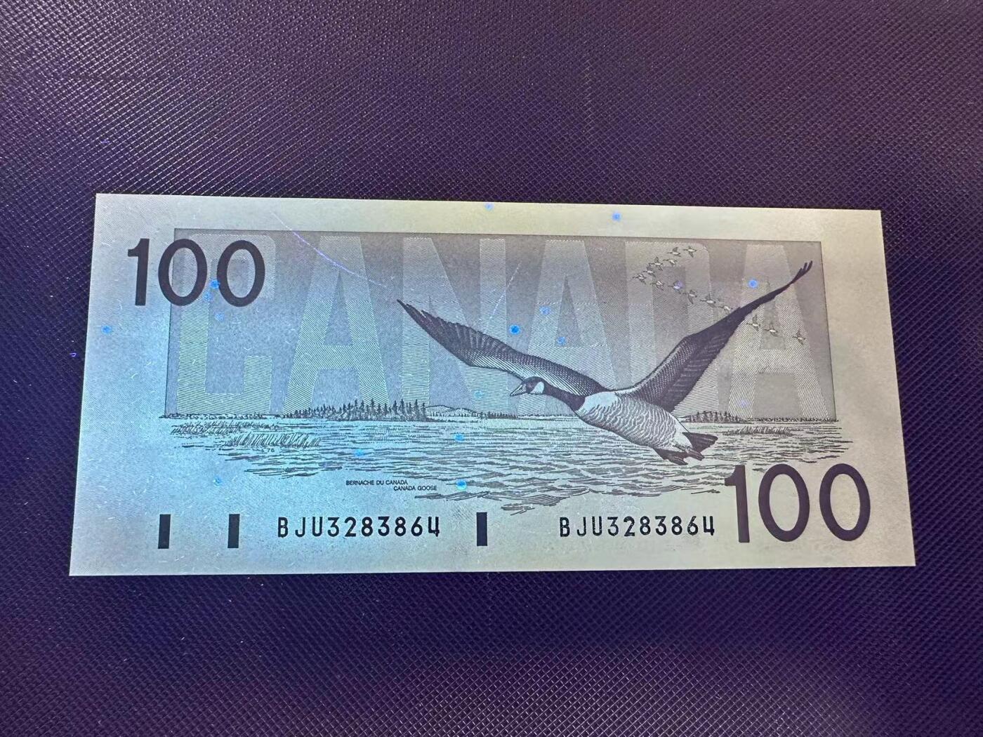 喜羊羊钱币收藏2025第8期(普品场) 加拿大1988年100 unc