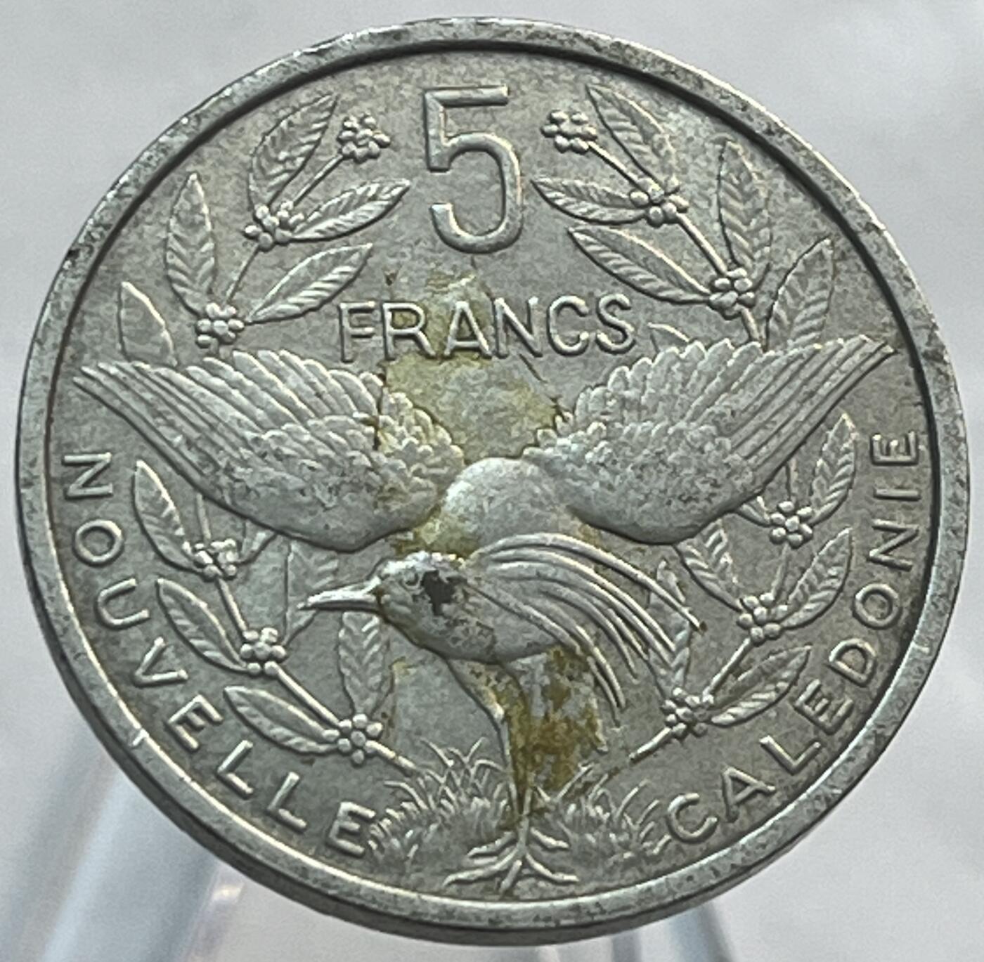 神仙姐姐-中外币专场21 1952年法属新喀里多尼亚5法郎