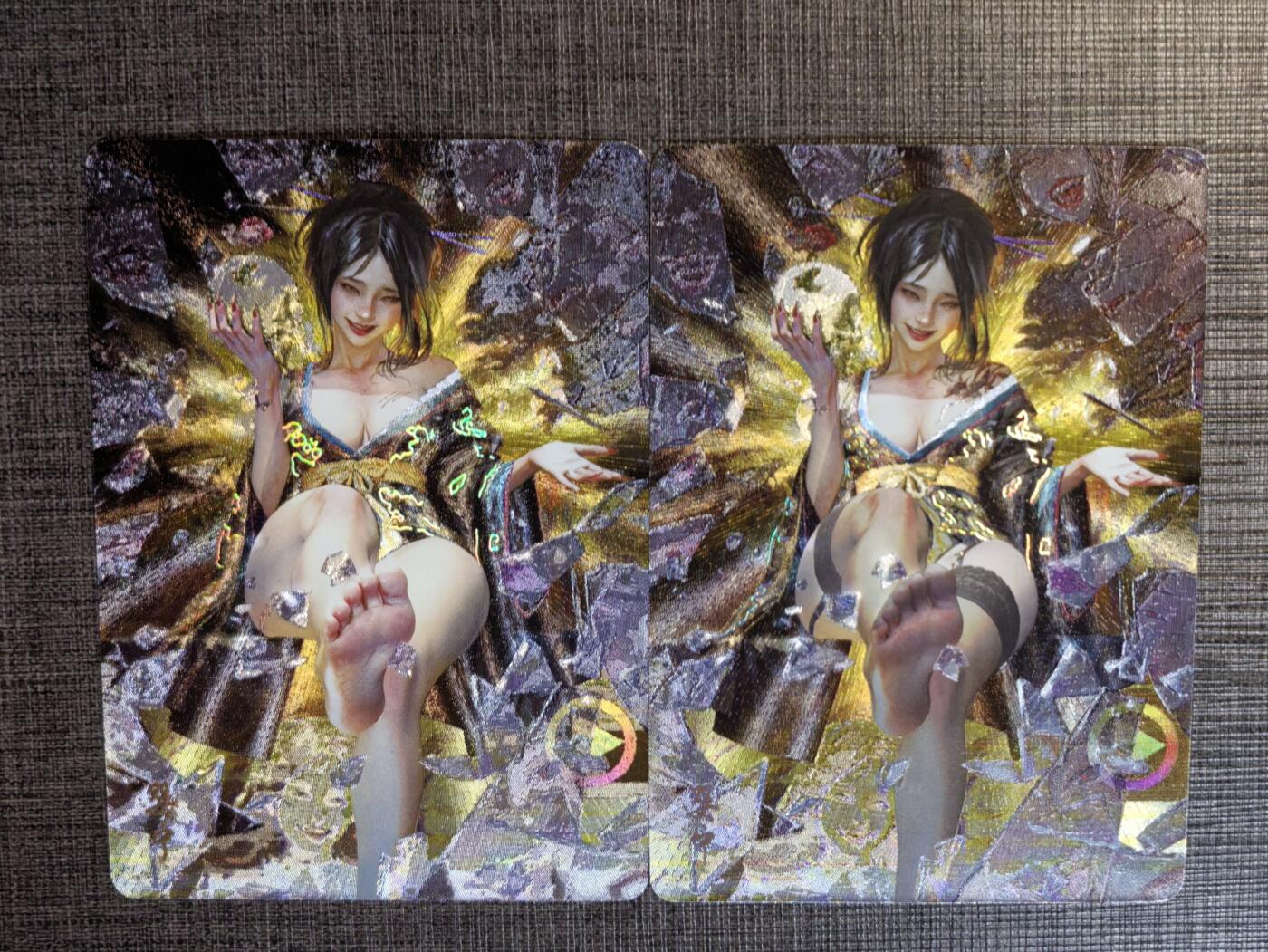 含泪再出坑！上期有老板拍下未付款，重新上拍！！！ 燎原刷子婴宁幻彩折光1对