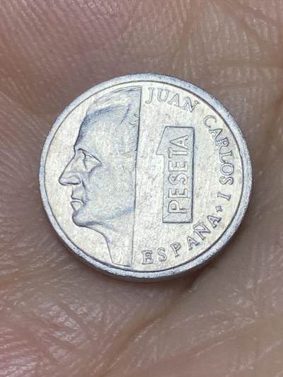 2025年第七十七场(总第一百零三场）外国好品散币(免佣金) - 西班牙🇪🇸1994年1比塞塔(胡安·卡洛斯一世时期，第三版)