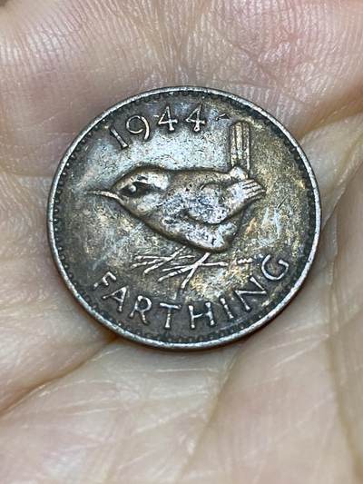 2025年第七十七场(总第一百零三场）外国好品散币(免佣金) - 英国🇬🇧1944年1法新(乔治六世第一版，印度皇帝版)