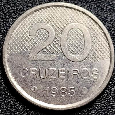 泉币菌-第73场-各国散币场 - 巴西1985年20克鲁塞 26mm 罗圣弗朗西斯科德 阿西斯教堂