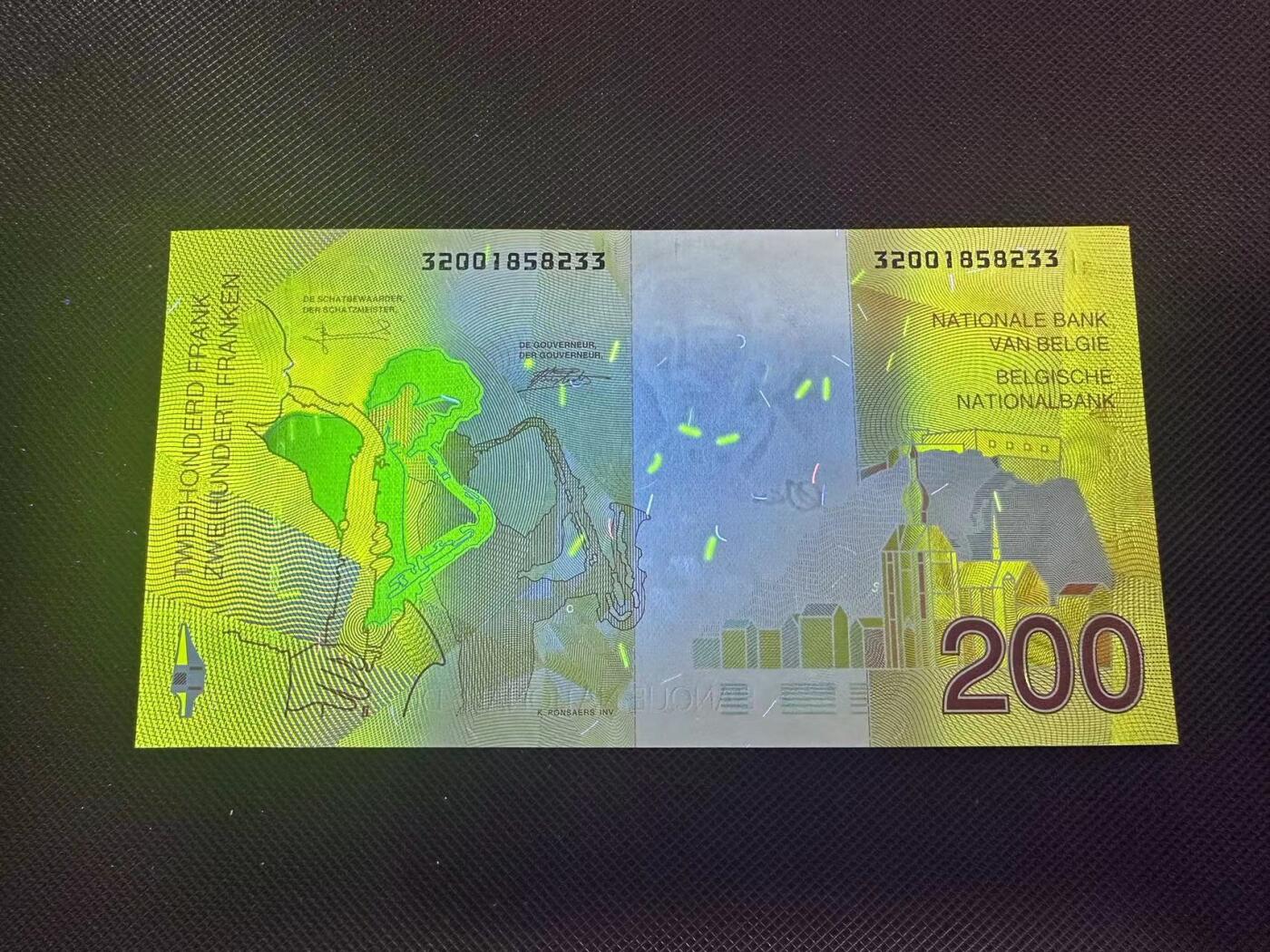 喜羊羊钱币收藏2025第8期(普品场) 比利时1995年200 unc