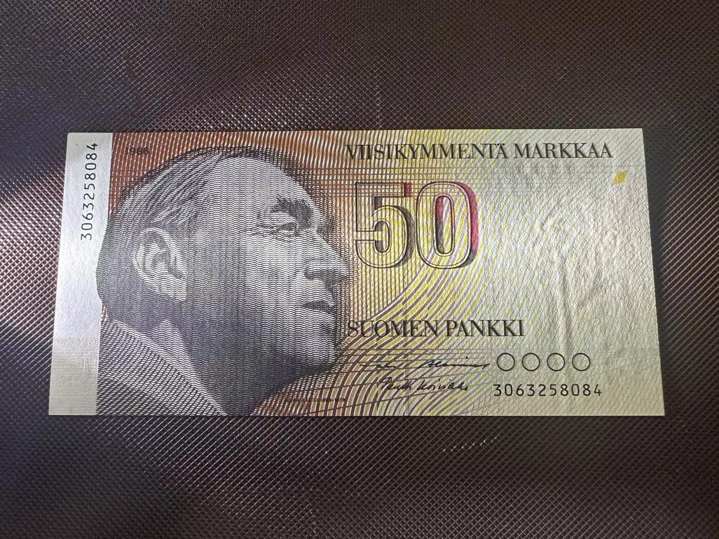喜羊羊钱币收藏2025第8期(普品场) 芬兰1986年50 unc 无litt版本 很少见
