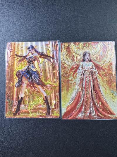 公益拍NO.4期 买家0佣金！卖家送拍0抽成！（周六晚8点截拍，量大管饱！）   - 奇点卡牌 完美世界 火灵儿 焰灵姬 粗闪2张