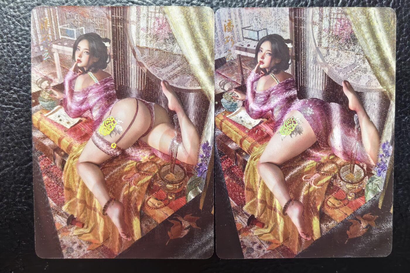 含泪再出坑！上期有老板拍下未付款，重新上拍！！！ 燎原刷子潘巧云幻彩折光1对