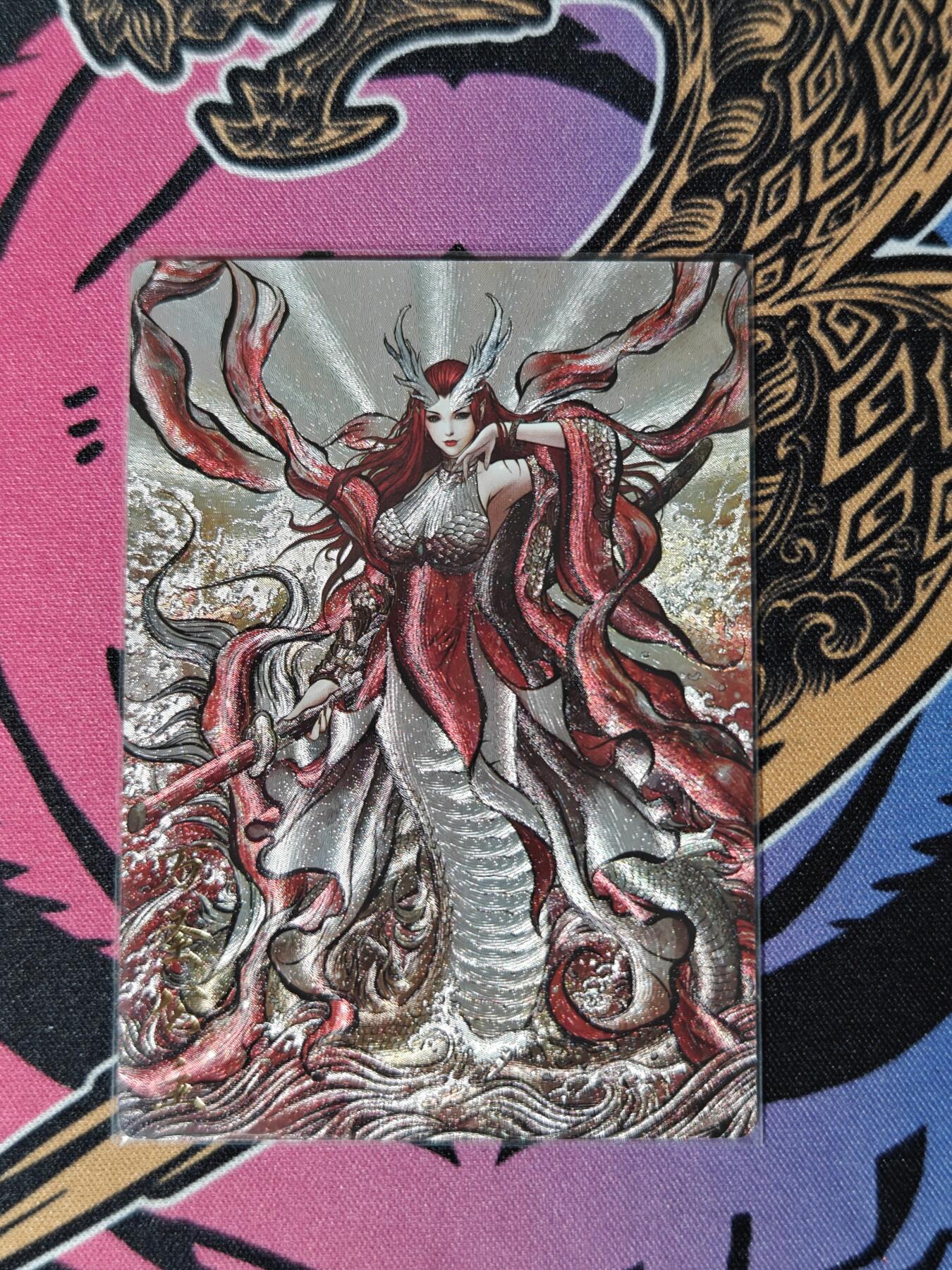 木力欧拍卡 无佣金 第一期 武韵红颜(西游礼盒) 画师:张建东 万圣公主 妖形 折光粗闪 限编裸卡 004/036