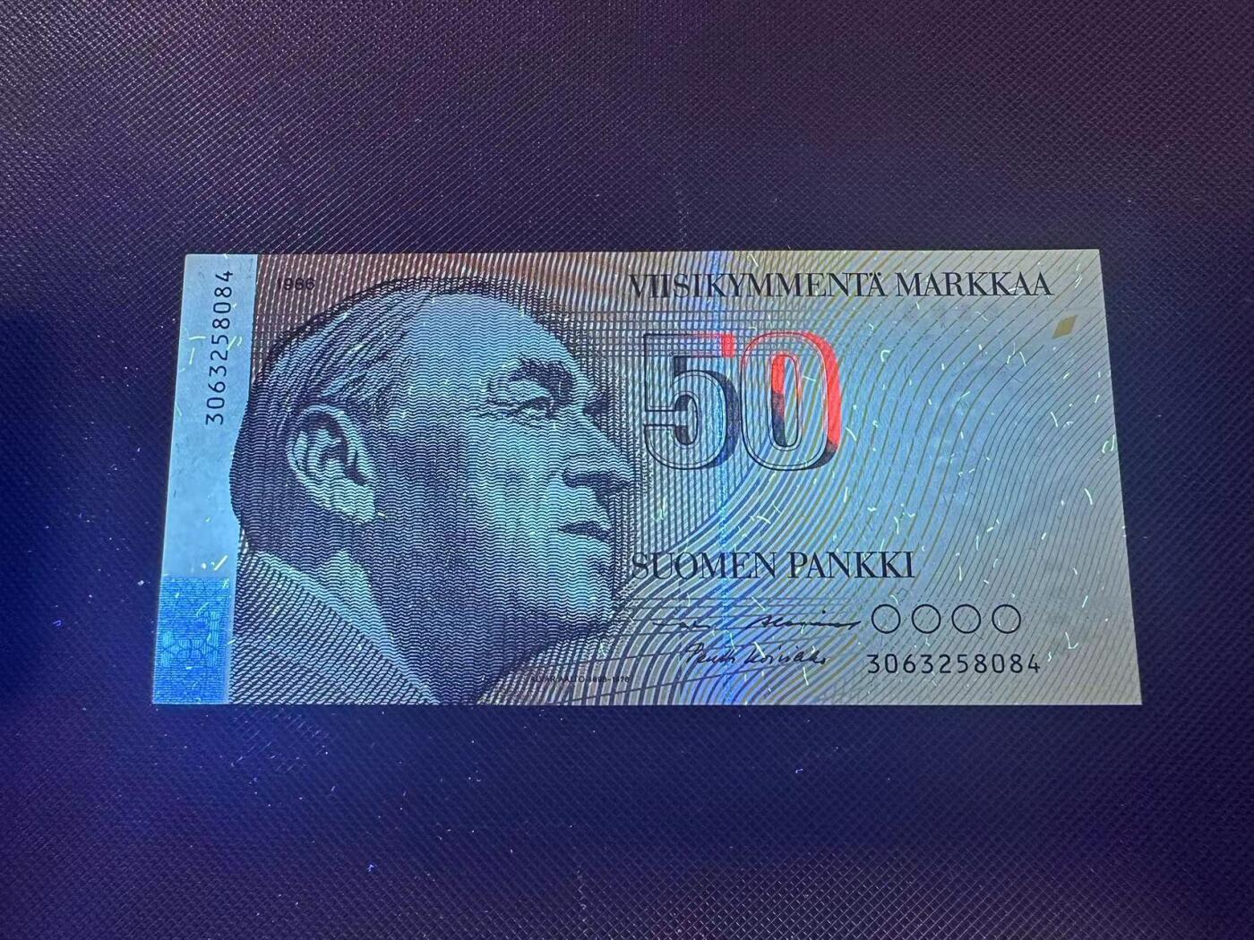 喜羊羊钱币收藏2025第8期(普品场) 芬兰1986年50 unc 无litt版本 很少见