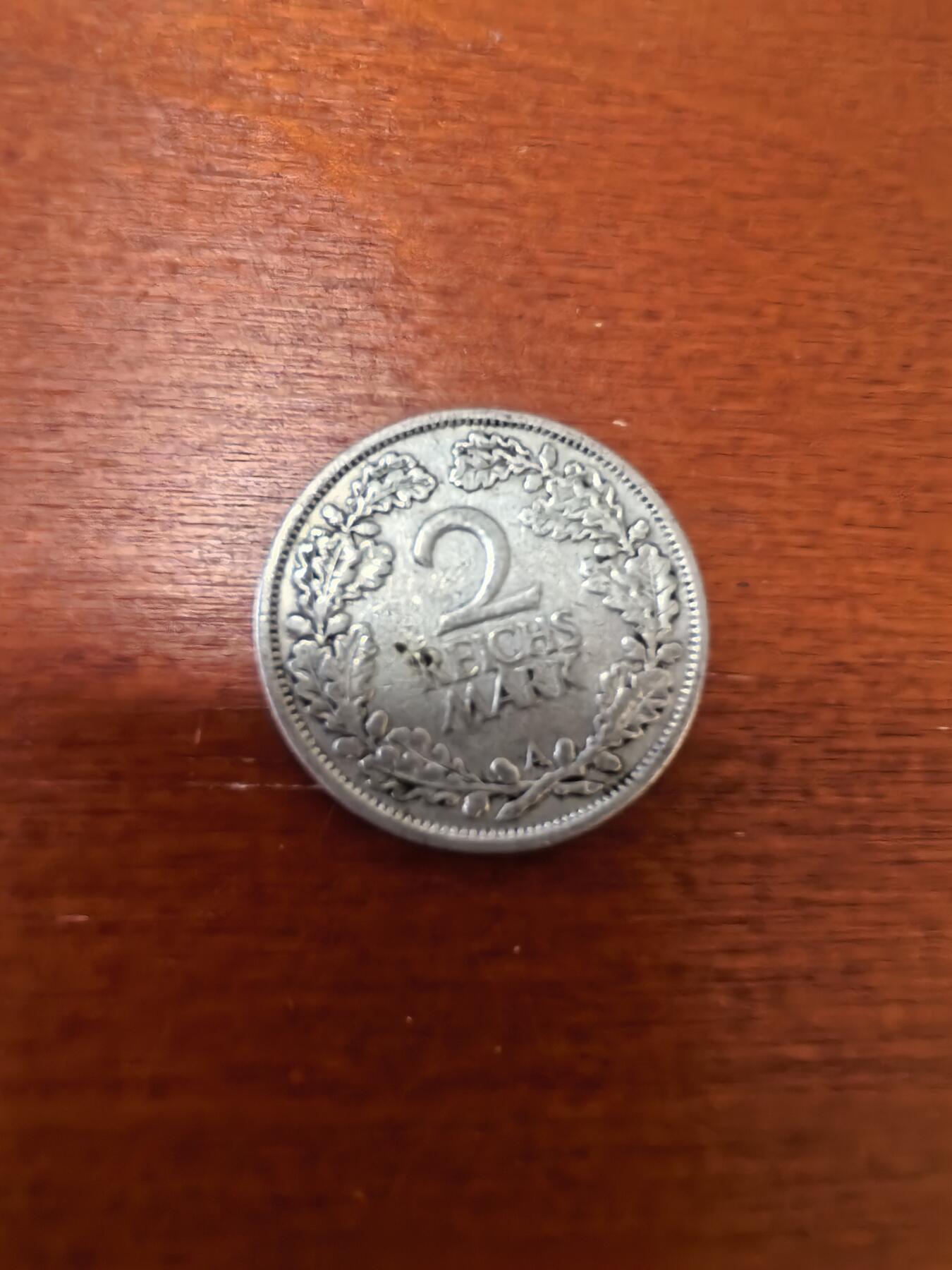 长老汇蛇年精选第三十四场拍卖 1925A魏玛德国2帝国马克银币，克书MS63分130美金