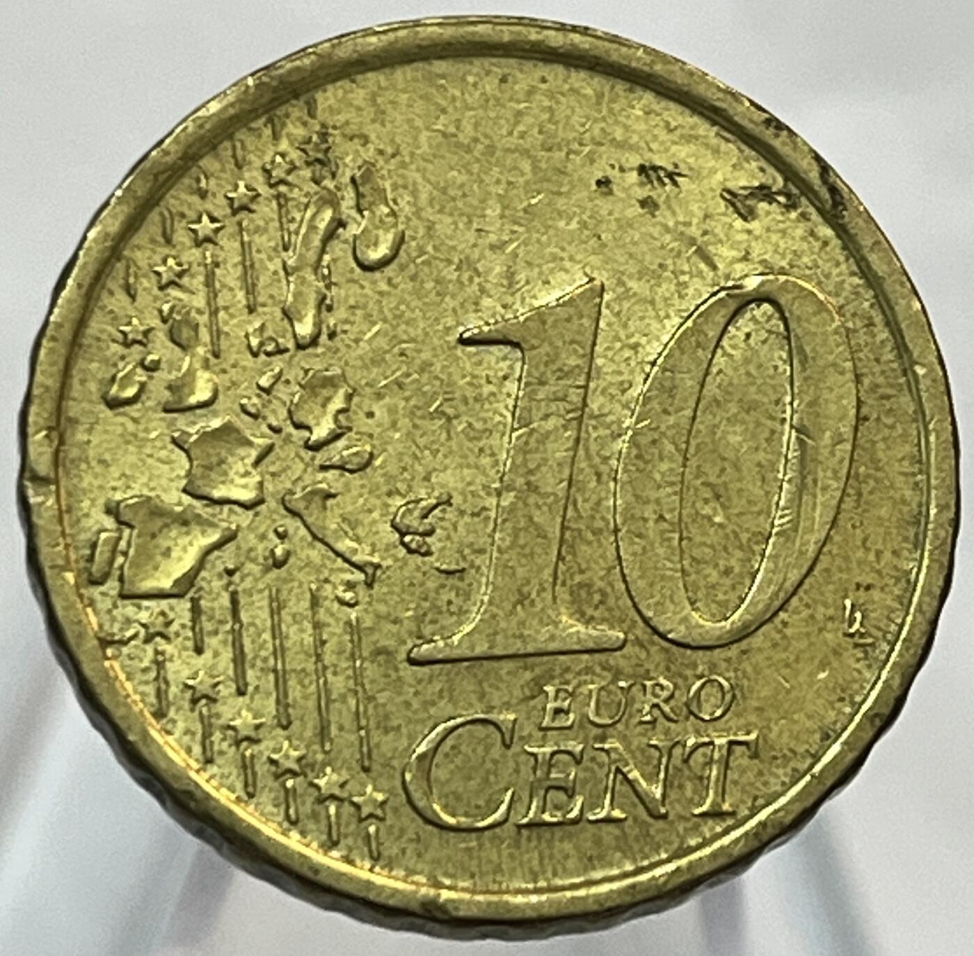 神仙姐姐-中外币专场21 2002年意大利10欧分