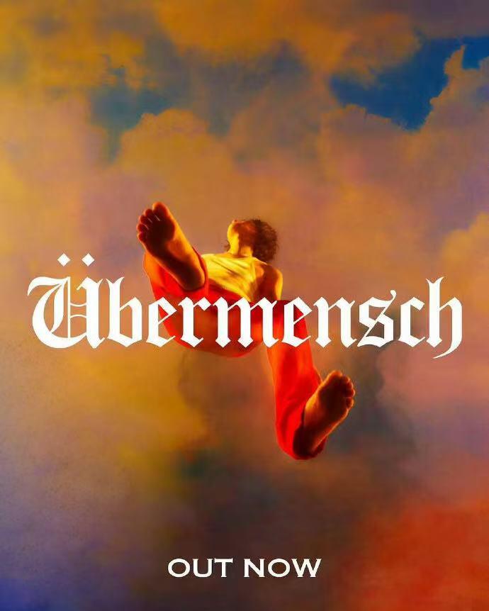零元拍：G-DRAGON权志龙完美亲签[Übermensch] 官方海报！尺寸：299/420MM