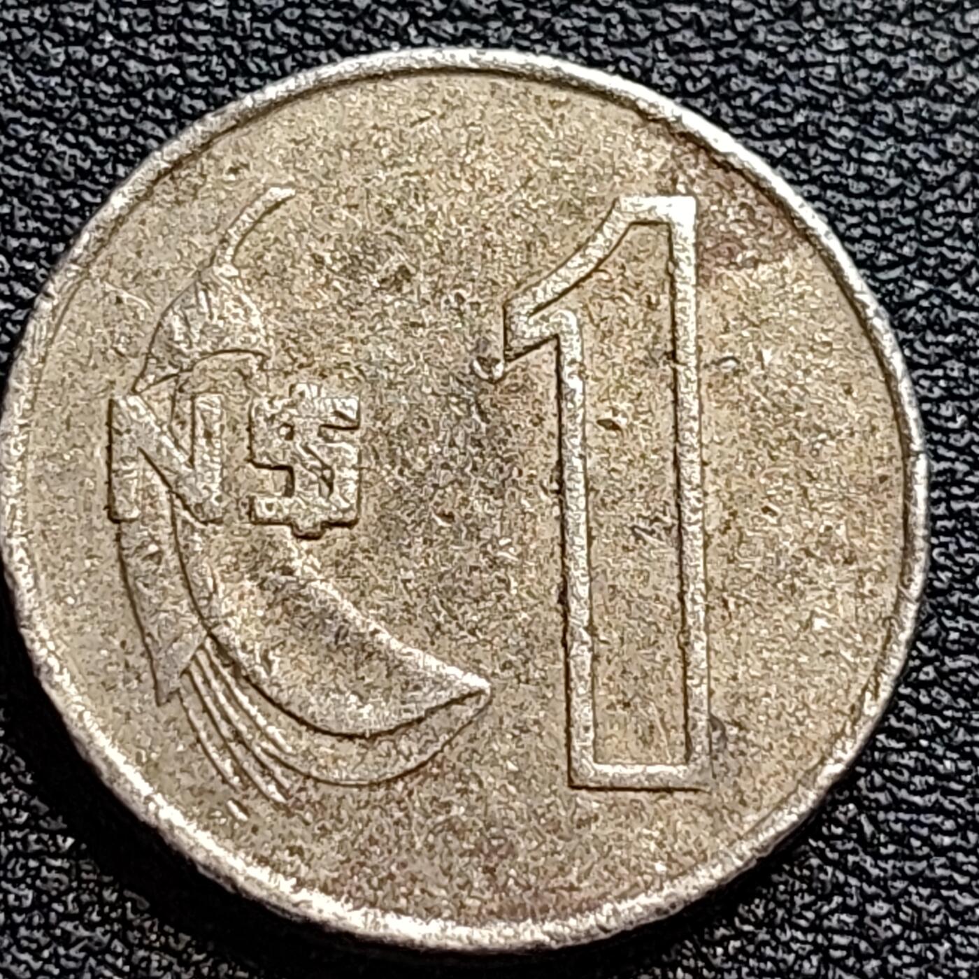 泉币菌-第73场-各国散币场 品相如图 国花刺桐 乌拉圭1新比索銅镍锌硬币 24毫米 6克 