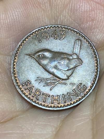 2025年第七十七场(总第一百零三场）外国好品散币(免佣金) - 英国🇬🇧1943年1法新(乔治六世第一版，印度皇帝版)