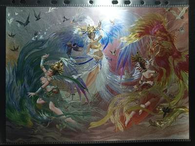天玑星卡拍第112期《8.11周一截拍》持续收拍收评中 满赠卡需备注 - 卡玩帕克 封神天下 三宵仙子 A4粗闪海报