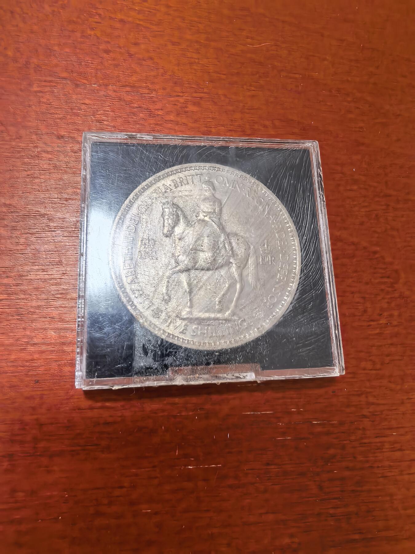 长老汇蛇年精选第三十四场拍卖 1953英国女王加冕1克朗铜镍币，原盒