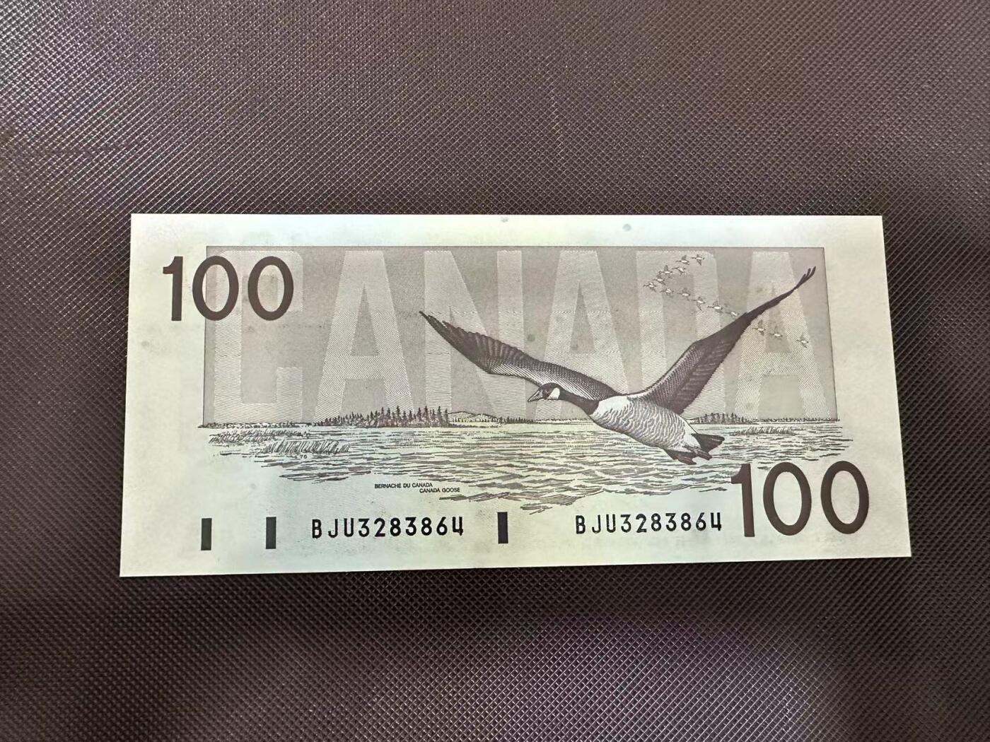 喜羊羊钱币收藏2025第8期(普品场) 加拿大1988年100 unc