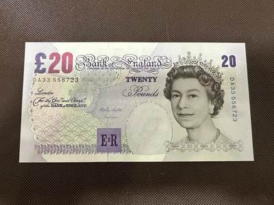 喜羊羊钱币收藏2025第8期(普品场) - 英国1999年unc 20镑