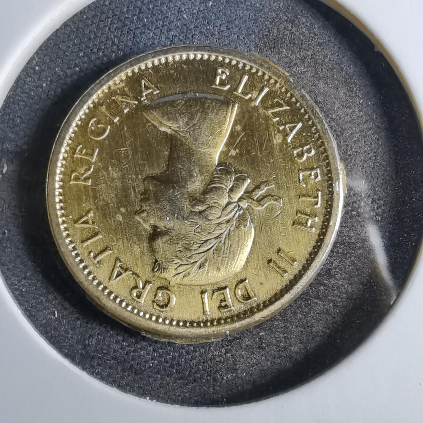 沼泽如烟--第807场 加拿大1964年一分金色镀层