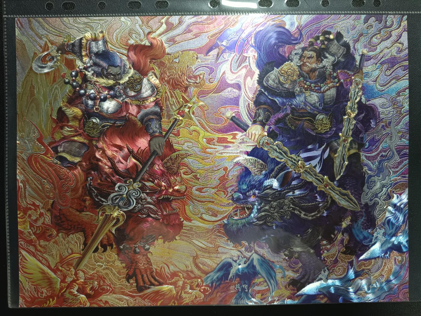 天玑星卡拍第112期《8.11周一截拍》持续收拍收评中 满赠卡需备注 卡玩帕克 封神天下 哼哈二将 A4粗闪海报