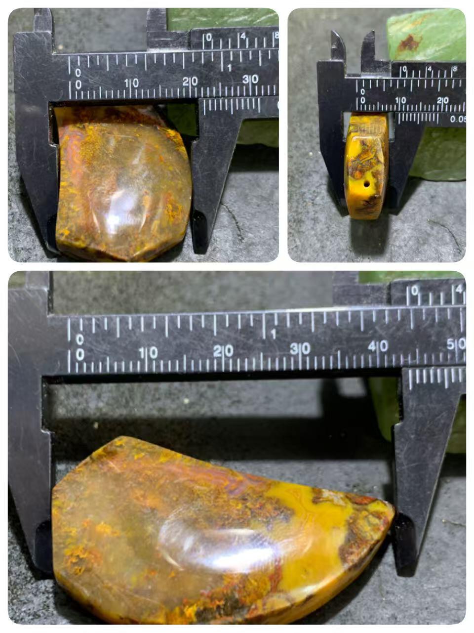 精美罕见高玉化草花纹战国红玛瑙牙形吊坠一个，