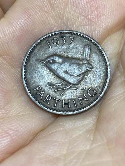 2025年第七十七场(总第一百零三场）外国好品散币(免佣金) - 英国🇬🇧1937年1法新(乔治六世加冕年，第一版首发年)