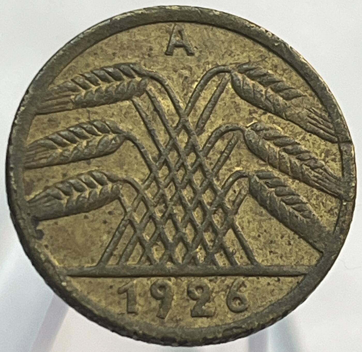 神仙姐姐-中外币专场21 1926年德国5芬尼