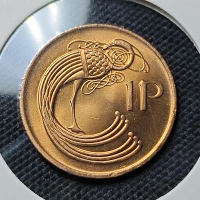 KK钱币收藏小铺 第317期 2月预留时间 周末发货 -  爱尔兰1便士铜币