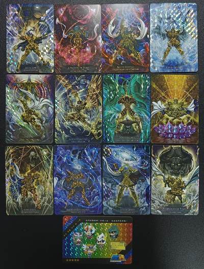 天玑星卡拍第112期《8.11周一截拍》持续收拍收评中 满赠卡需备注 - 圣斗士星矢 格子闪 自制卡 十三张