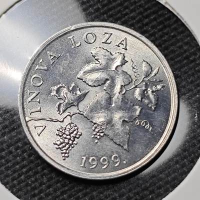 KK钱币收藏小铺 第317期 2月预留时间 周末发货 -  1999克罗地亚2分 好品
