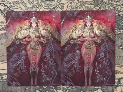 龙虎卡牌第四十九场 （无佣金，满120包邮，欢迎送拍，摩点开车） - 幻普2张 燎原 刷子 人间传-精绝公主
